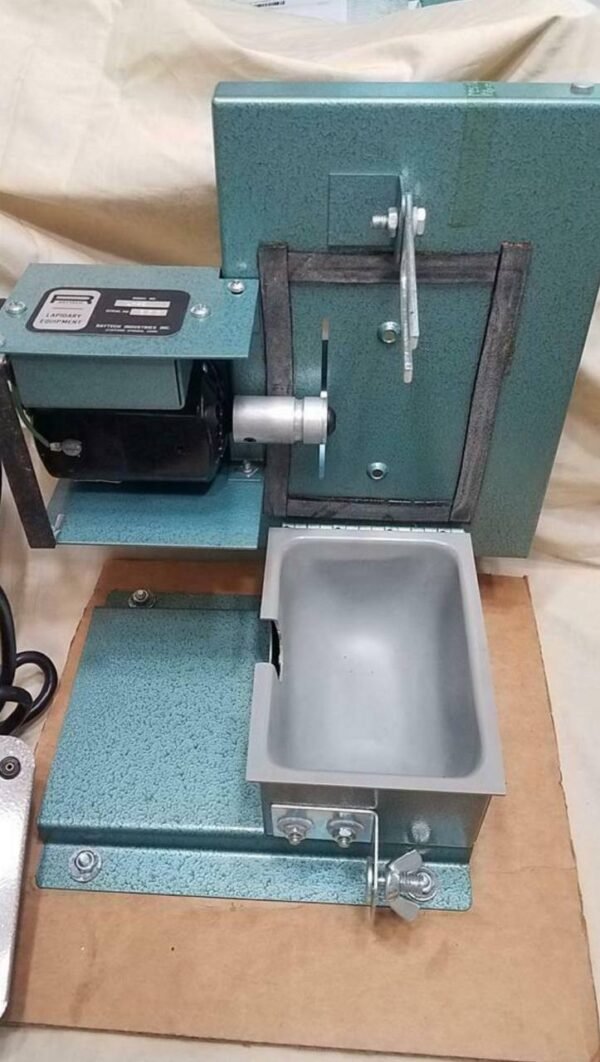 RAYTECH 4" DIAMOND SAW MACHINE LAPIDARY STONE CUTTING SLABBING AL-4S - Image 6