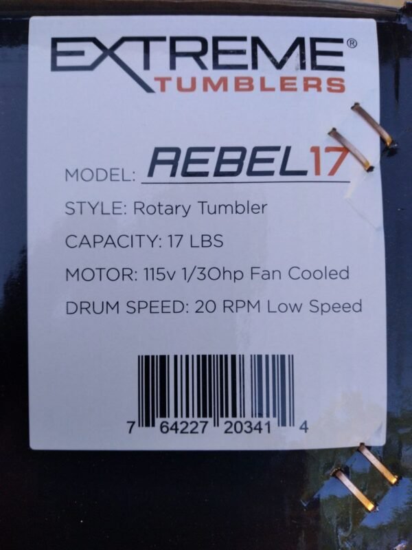 Extreme Tumbler Rebel 17 - Low Speed for Rocks - Image 6