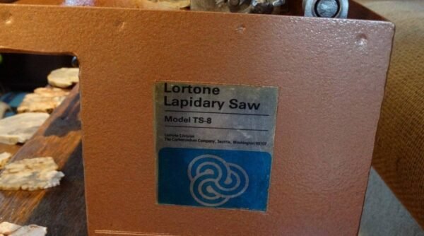 LORTONE TS 8 LAPIDARY 8 " WET SLAB SAW NEW MOTOR SWITCH CORD WOOD BASE GREAT - Image 4