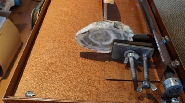 LORTONE TS 8 LAPIDARY 8 " WET SLAB SAW NEW MOTOR SWITCH CORD WOOD BASE GREAT - Image 3