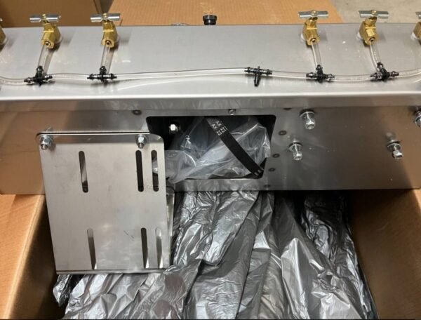 LORTONE 6"- 6 WHEEL STAINLESS LAPIDARY POLISHING ARBOR W/ H2O SYSTEM AND MOTOR - Image 3