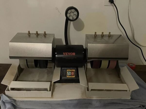 Vevor Cabbing Machine 6” 1800rpm Lapidary Gem Polishing Wheels Machine Cabochon - Image 2