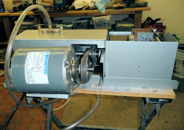 Lortone Lux-6 6 inch Combination lapidary arbor & trim saw - Image 4