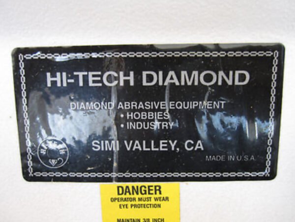 HI-TECH 4" DIAMAMOND SLAB SAW, - Image 4