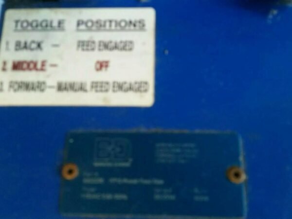 BARRANCA DIAMOND PF10 POWER FEED SlAB/TRIM LAPIDARY SAW - BARELY USED