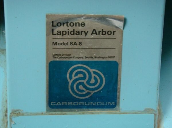 LORTONE LAPIDARY ARBOR MODEL SA-8 - Image 3