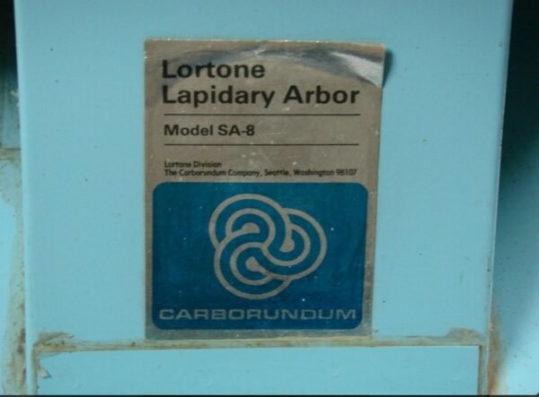 LORTONE LAPIDARY ARBOR MODEL SA-8 - Image 5
