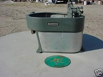 USED CRAFTSMAN 8" FLAT LAP CABBER AND SAW COMBO. - Image 3