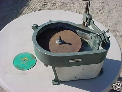 USED CRAFTSMAN 8" FLAT LAP CABBER AND SAW COMBO. - Image 2