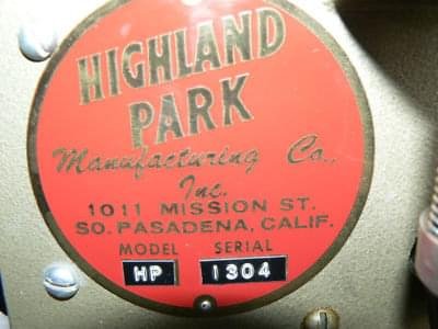 HIGHLAND PARK Lapidary Automatic/Manual Drill Press - Image 3