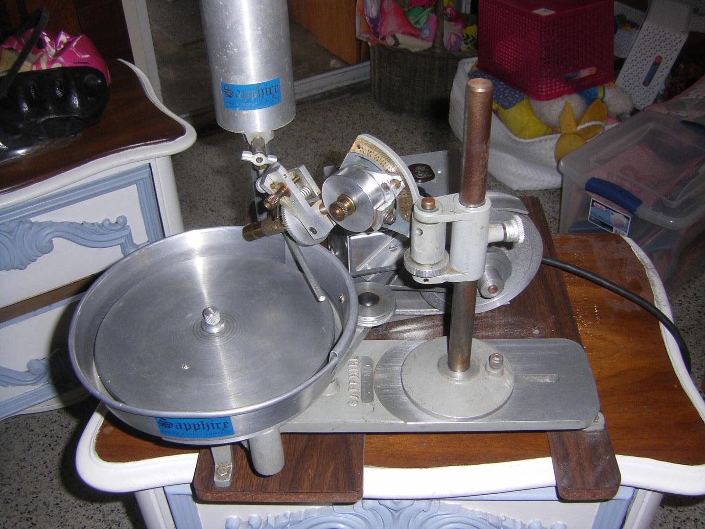 LAPIDARY GEM MAKER FACETING MACHINE made by SAPPHIRE Faceter Facetor Jewelry